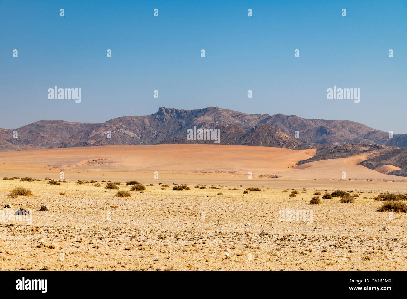 Paysage désertique dans le sud de la Namibie Banque D'Images