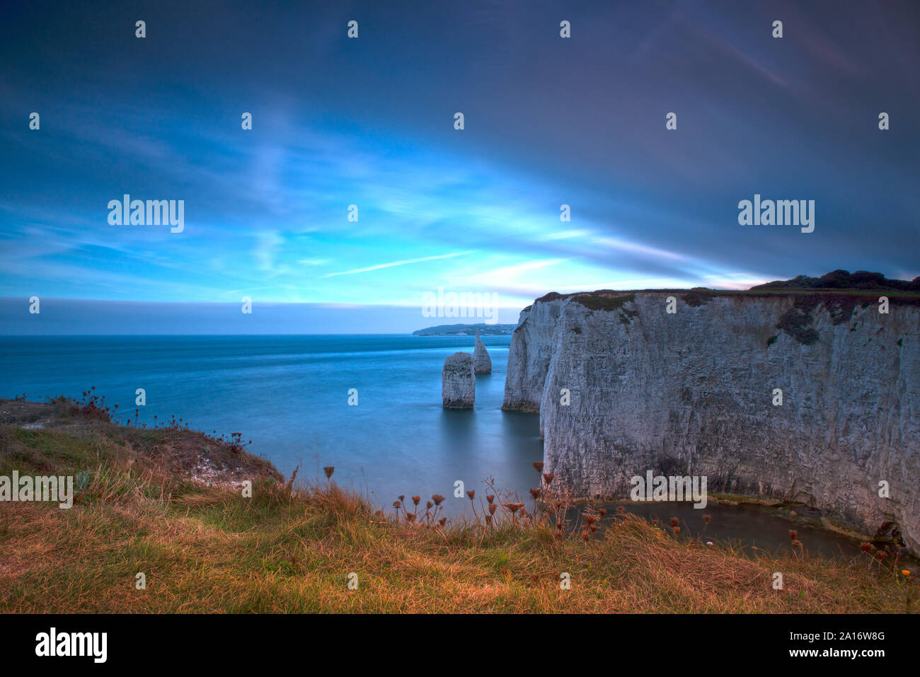 Les Pinnacles, Studland, à l'île de Purbeck, Dorset, Angleterre, Royaume-Uni, Europe. Banque D'Images