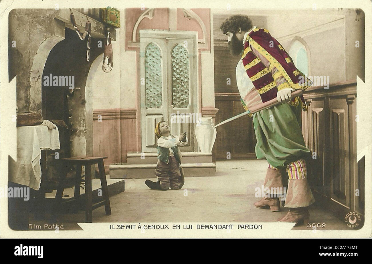 Le Petit Poucet (Pathé Frères 1905) - Affiche promotionnelle - Silent Movie Era Banque D'Images