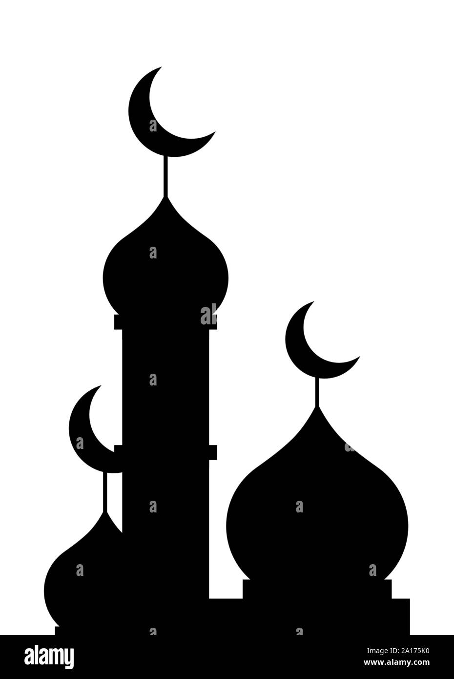 Ramadan kareem lampe avec lune vecteur illustration design suspendus Illustration de Vecteur