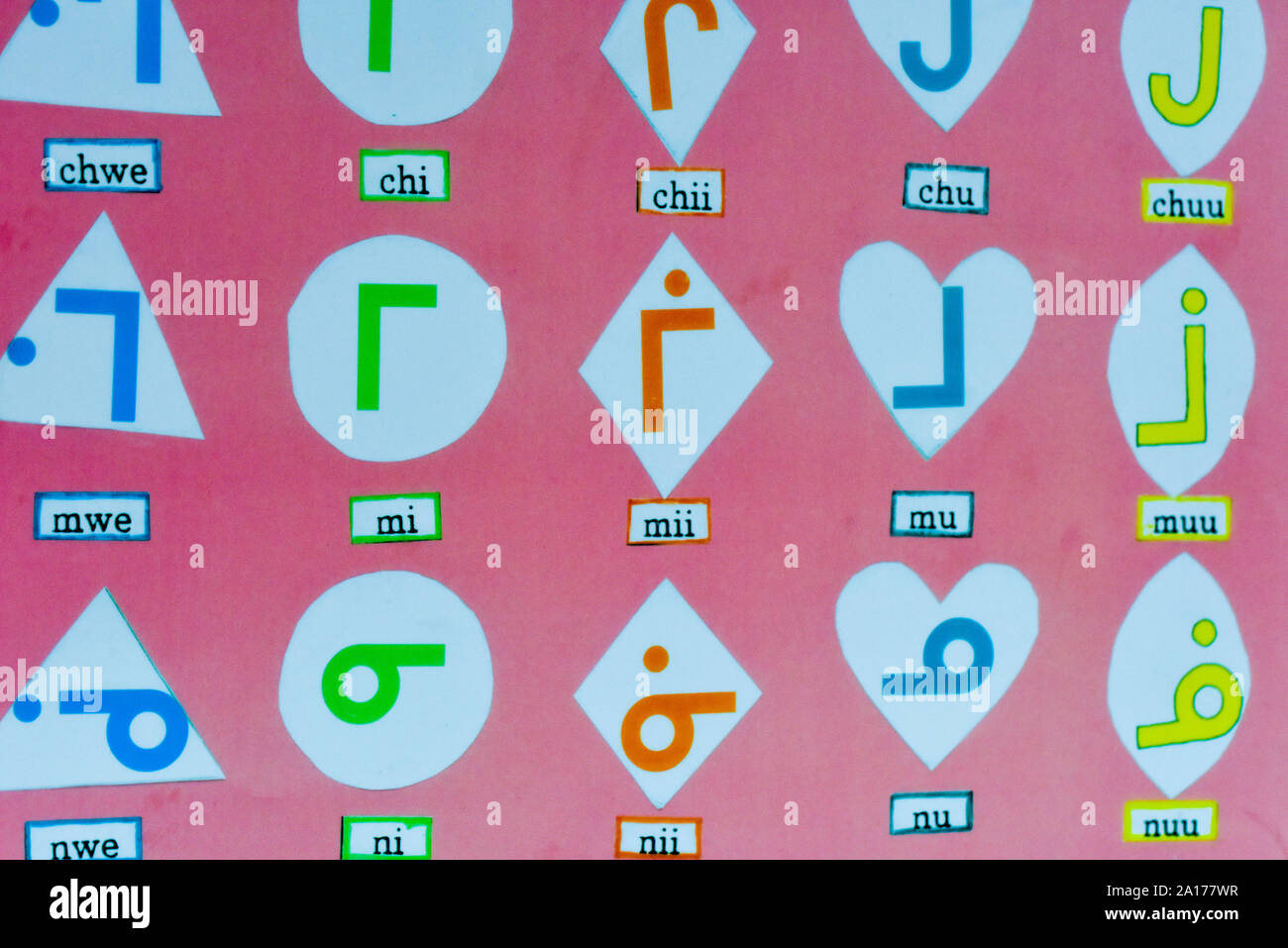 Langue autochtone crie, Canada Banque D'Images