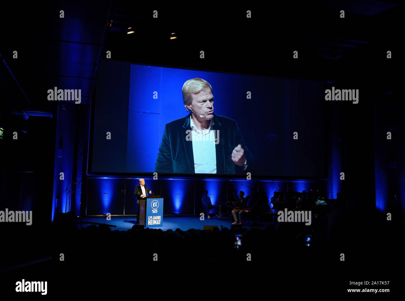 Karlsruhe, Allemagne. Sep 24, 2019. Oliver Kahn (le président et ancien joueur du KSC). GES/football/cérémonie pour 125 ans Karlsruher SC, 24.09.2019 | Conditions de crédit dans le monde entier : dpa/Alamy Live News Banque D'Images