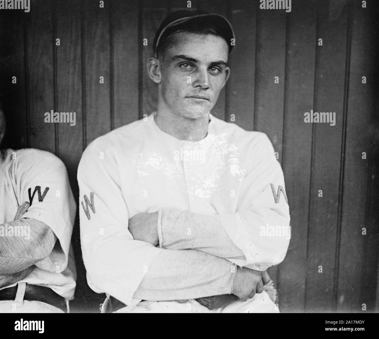 Chick Gandil, Charles Arnold 'Chick' Gandil (1888 - 1970), joueur de baseball professionnel, mieux connu comme le chef des acteurs impliqués dans le scandale de Sox noir 1919. Banque D'Images