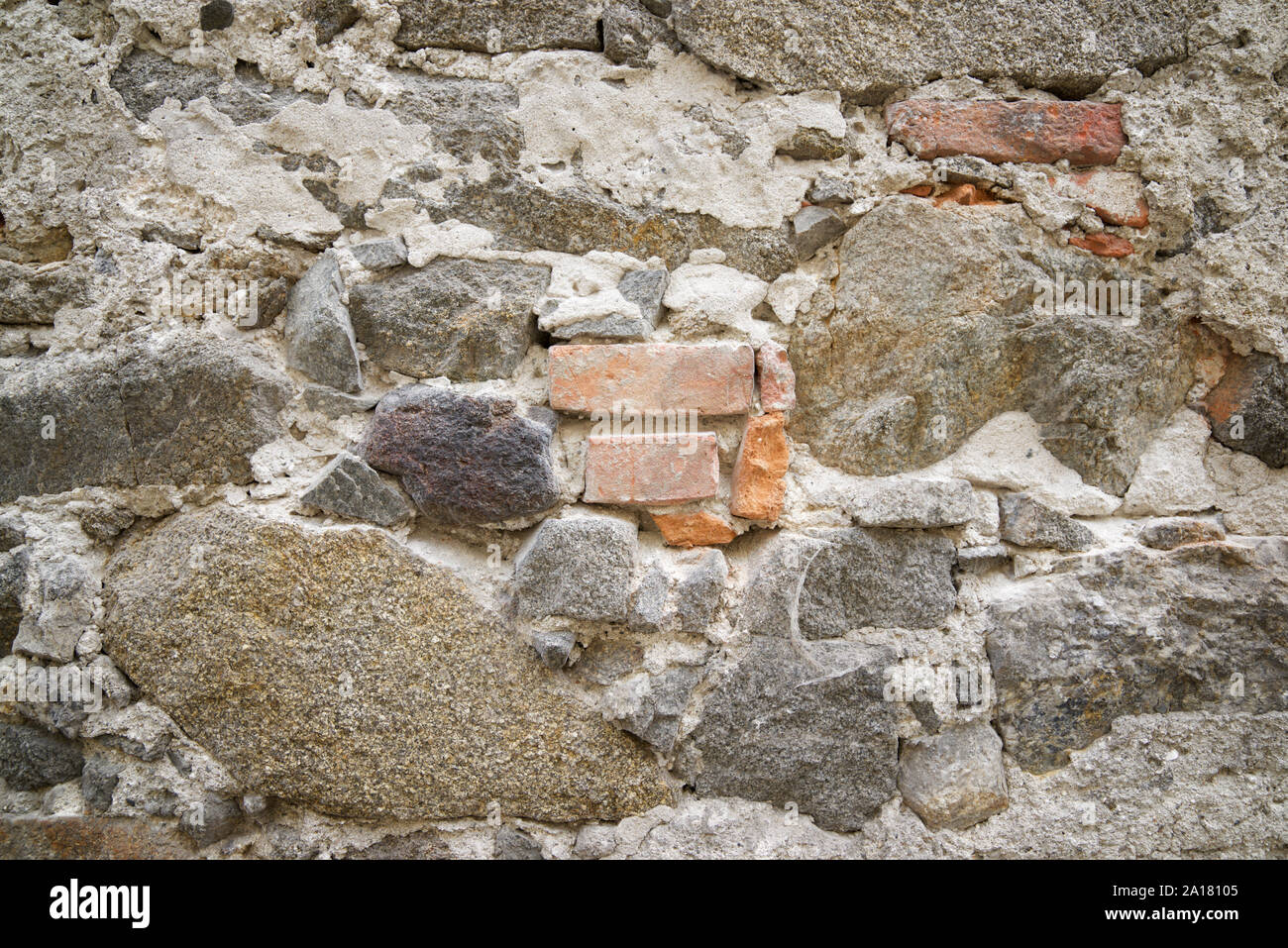 Close-up d'un vieux mur. Banque D'Images