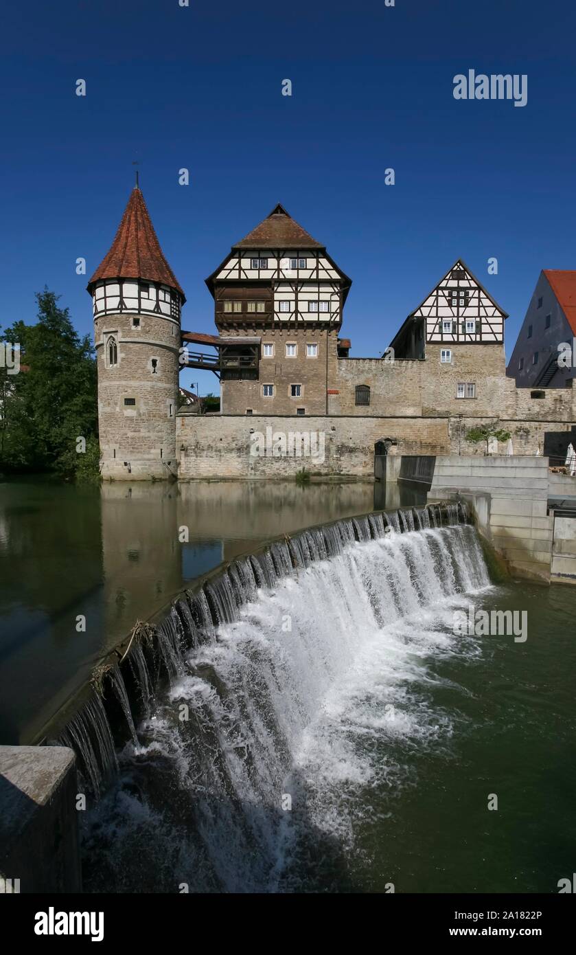 Château de Zollern Balingen an der Eyach, Wehr, Balingen, Baden-Wurttemberg, Allemagne Banque D'Images