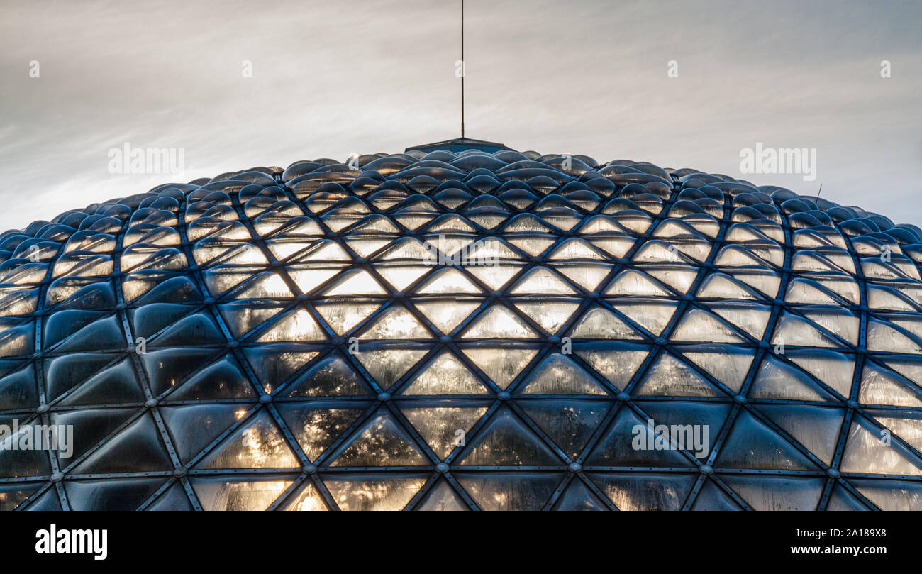 Dôme en verre de l'Observatoire de Bloedel le parc Queen Elizabeth à  Vancouver, BC. Le Canada Photo Stock - Alamy