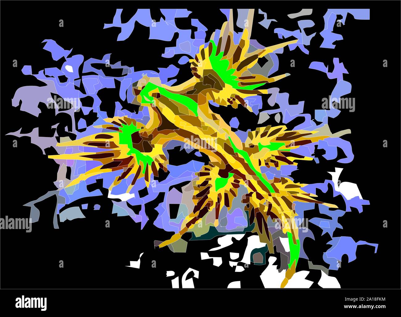 Blue Dragon, Glaucus atlanticus, Blue Sea Slug Banque D'Images