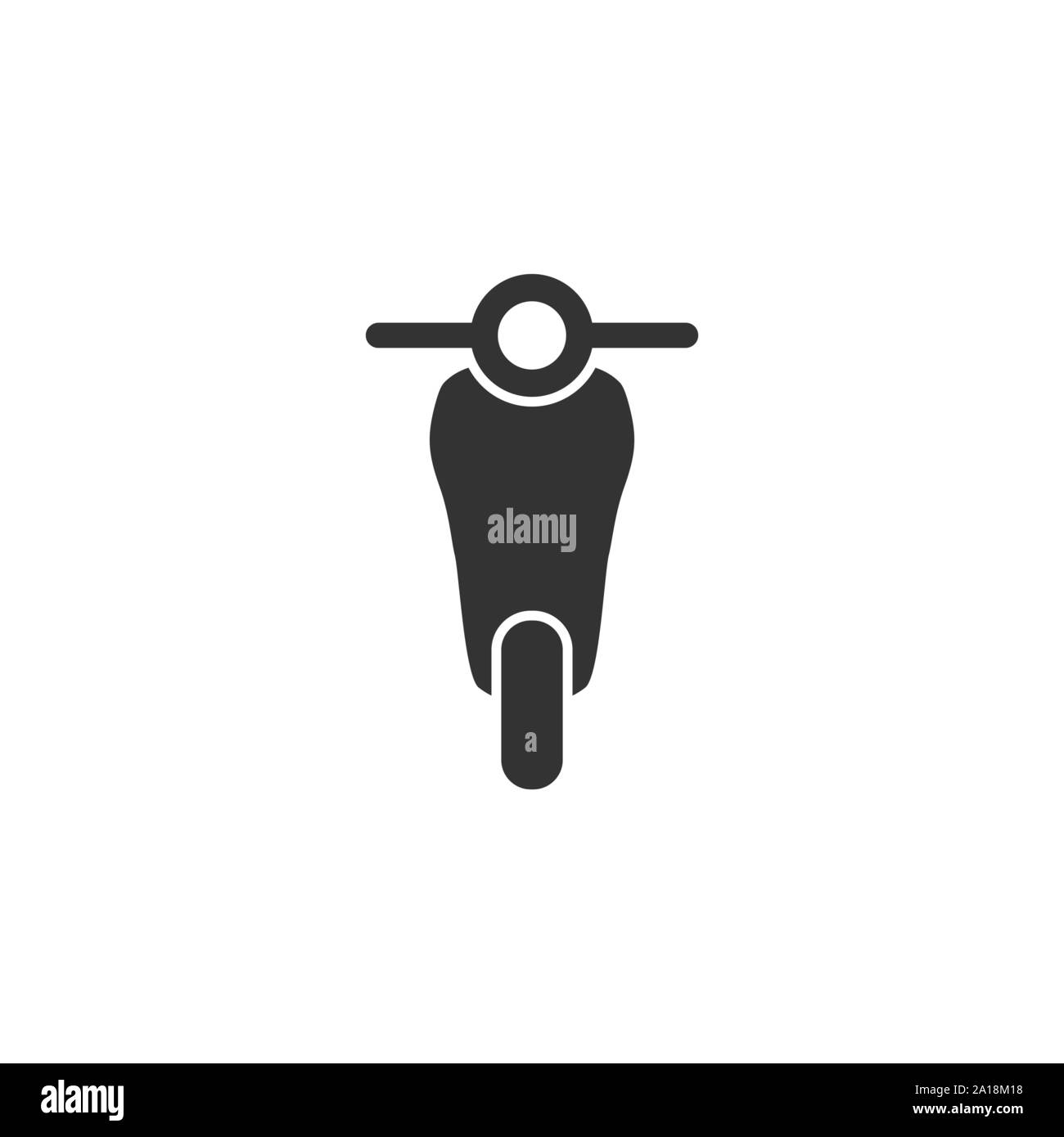 Moto Moto, icône. Illustration vectorielle, modèle plat. Illustration de Vecteur