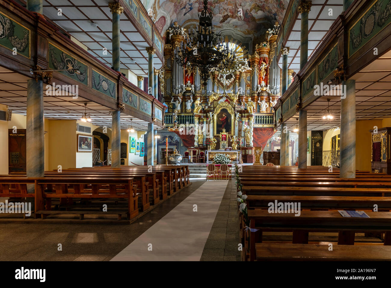 L'église de garnison, Grace Church à Jelenia Gora, Basse-silésie, Pologne Banque D'Images