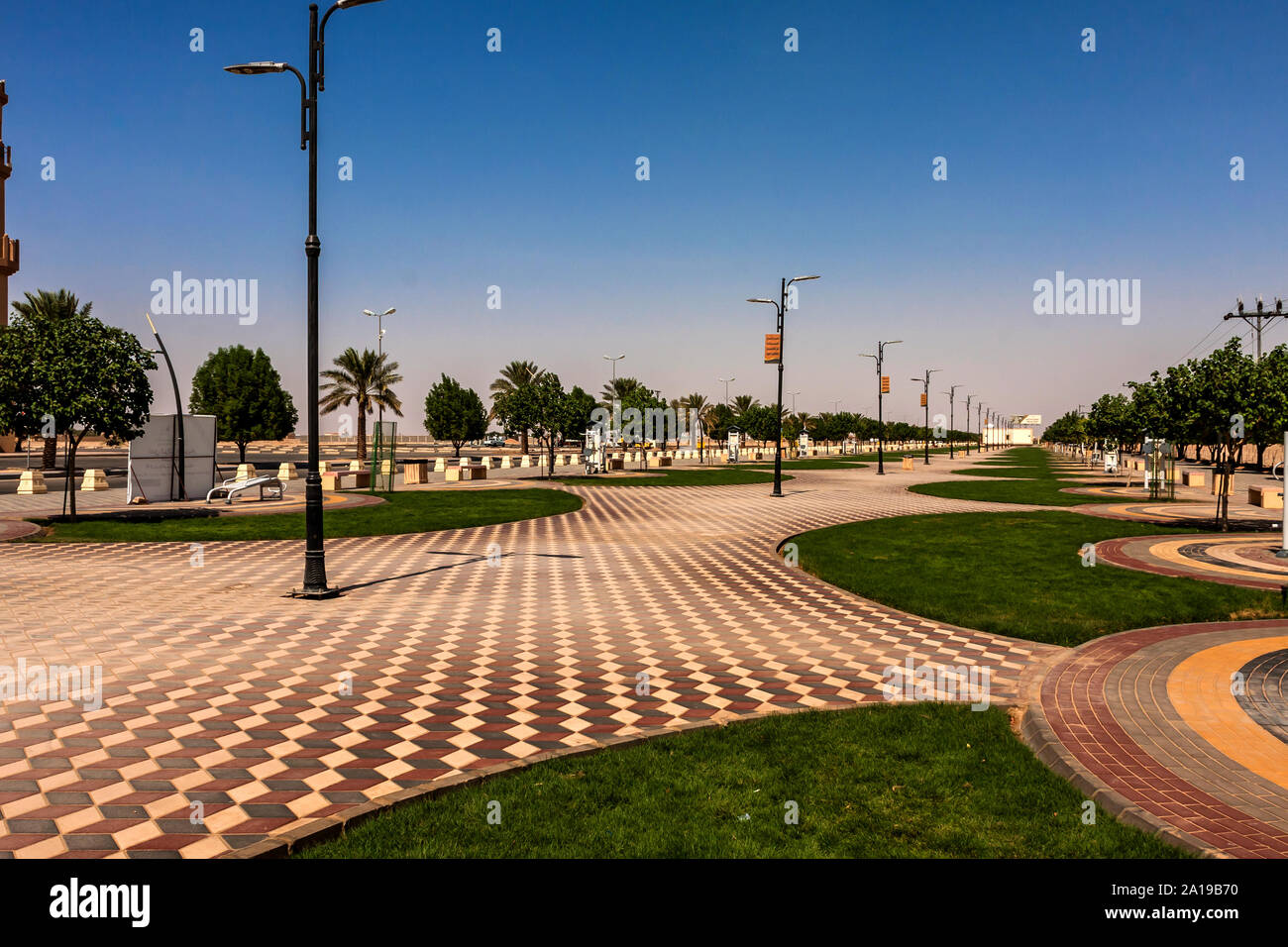Parc du Roi Abdullah, Al Quwaiiyah, province de Riyad, Arabie Saoudite Banque D'Images
