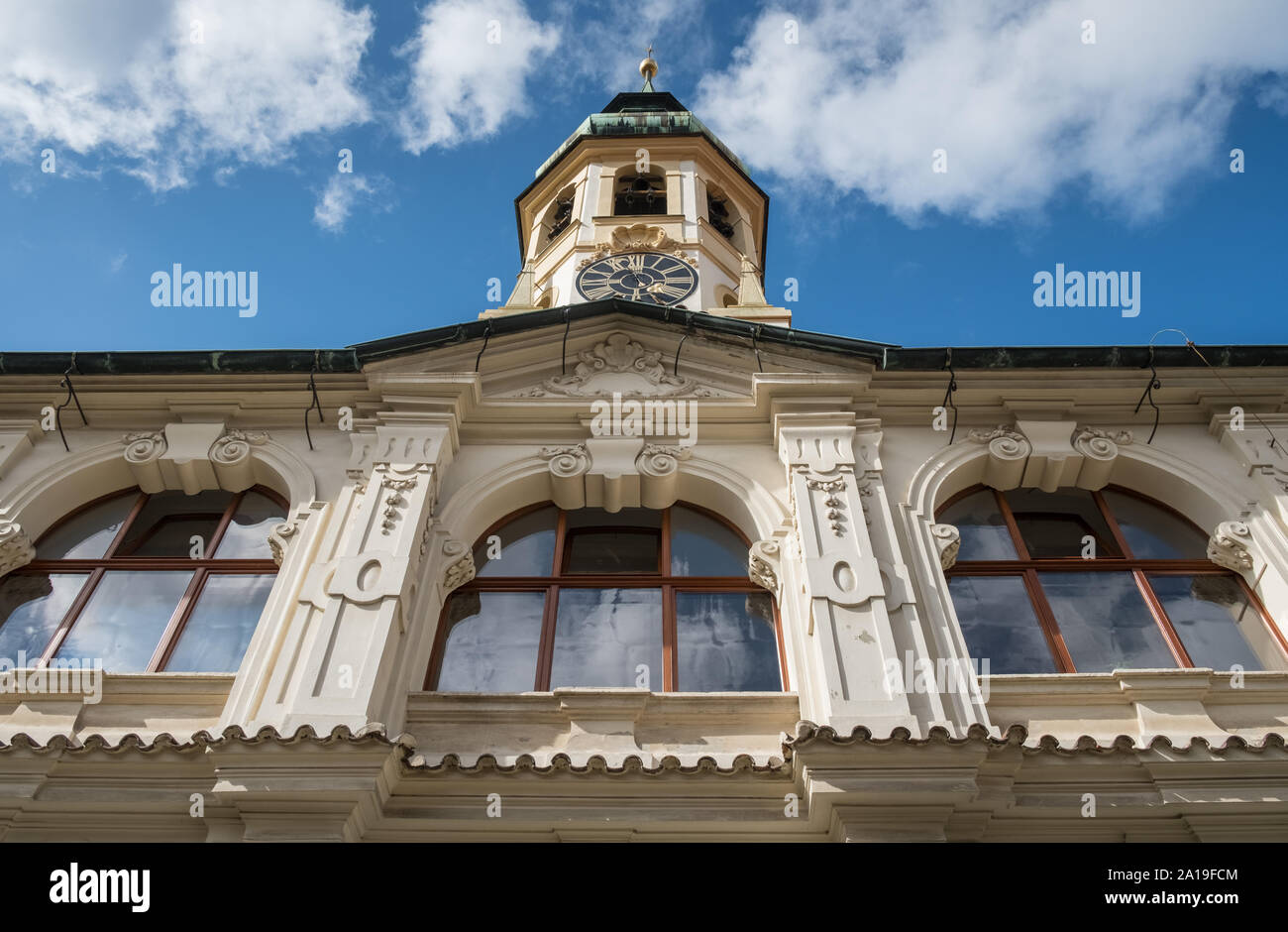 Bâtiment Loreta intérieur, un lieu de pèlerinage et une attraction touristique, dans Hradcany, Prague, République Tchèque Banque D'Images