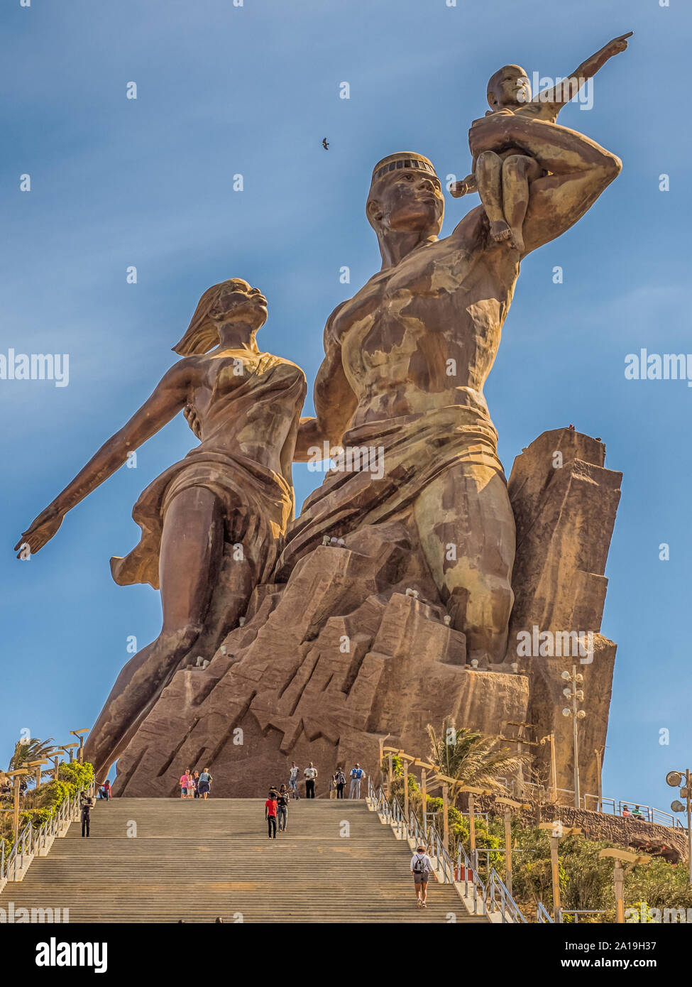 Monument de la renaissance africaine Banque de photographies et d