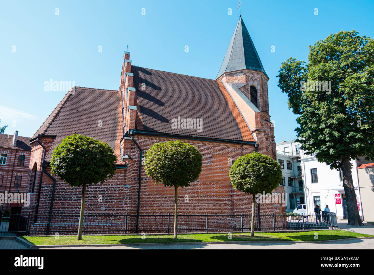 Eglise de Saint Gertrude, Kaunas, Lituanie Banque D'Images