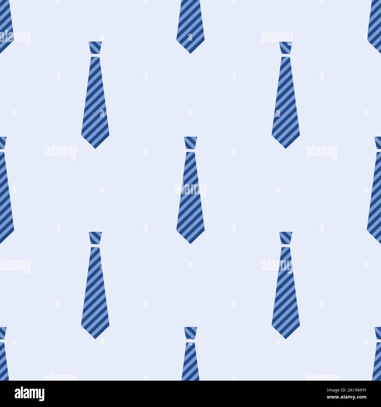 Cravates sans motif. Bleu à rayures cravates. Télévision style design. La couleur de fond vecteur. Illustration de Vecteur