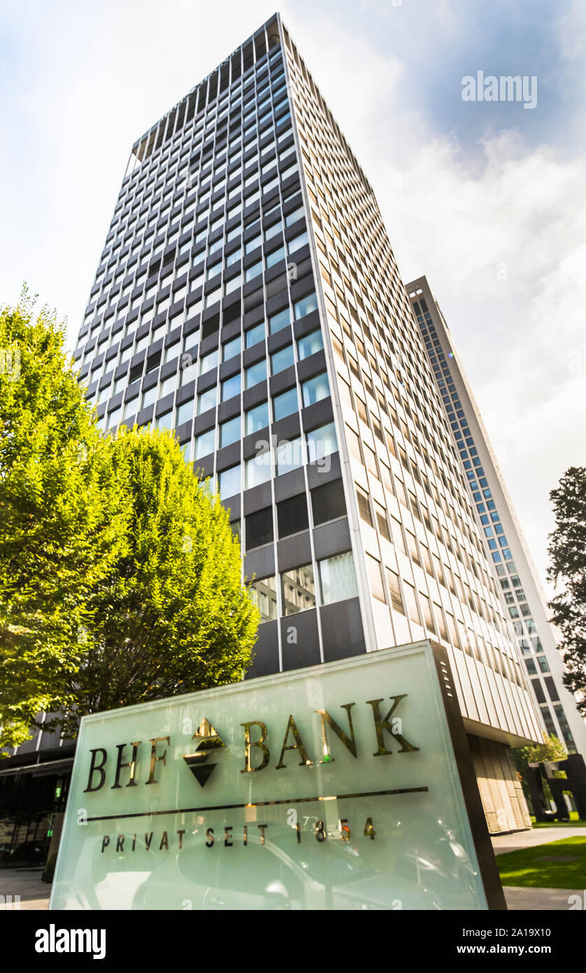La BHF BANK building, vue extérieure Banque D'Images