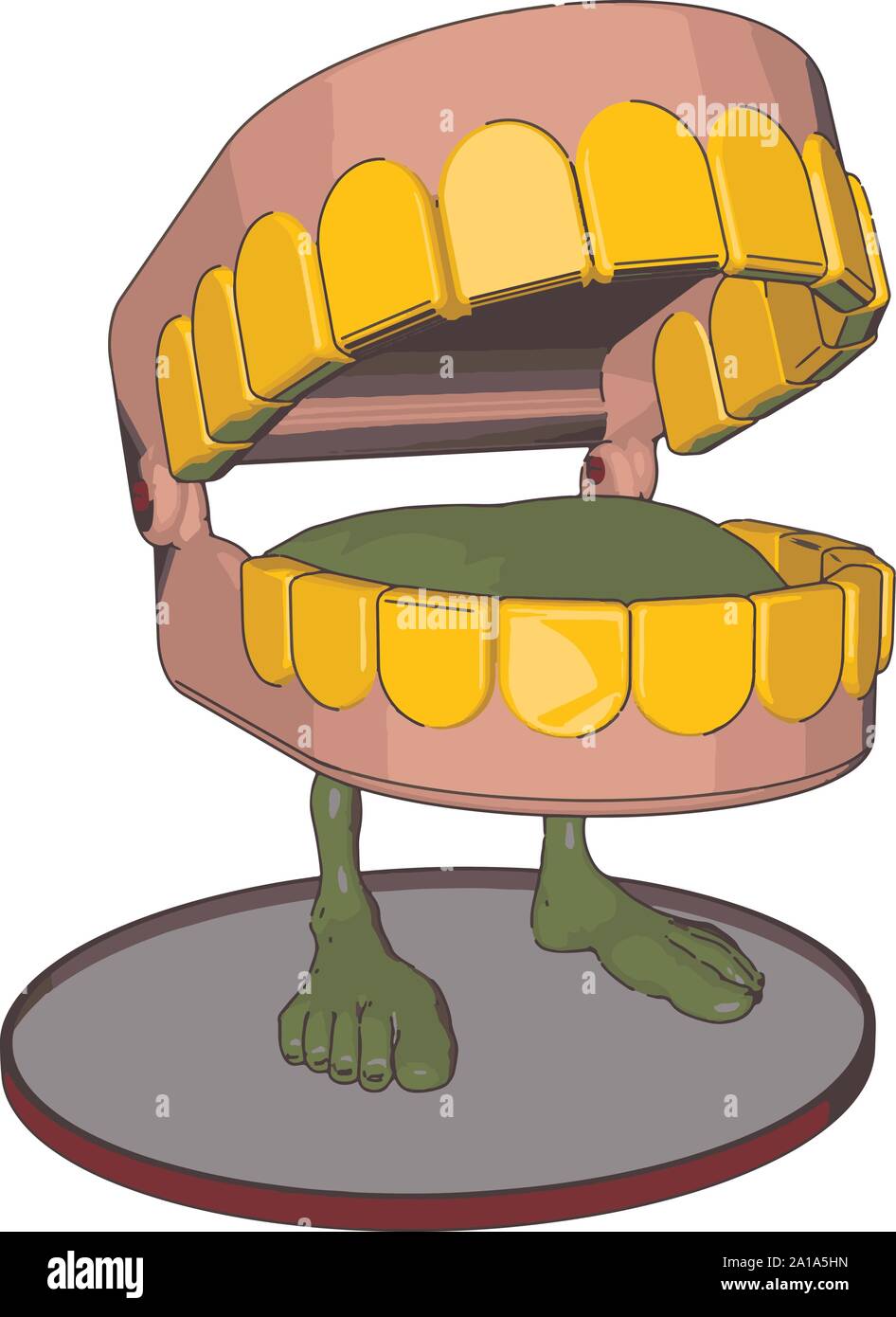 Jaw toy, illustration, vecteur sur fond blanc. Illustration de Vecteur