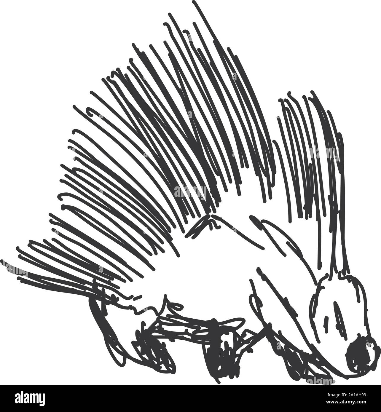 Harde de dessin, illustration, vecteur sur fond blanc. Illustration de Vecteur