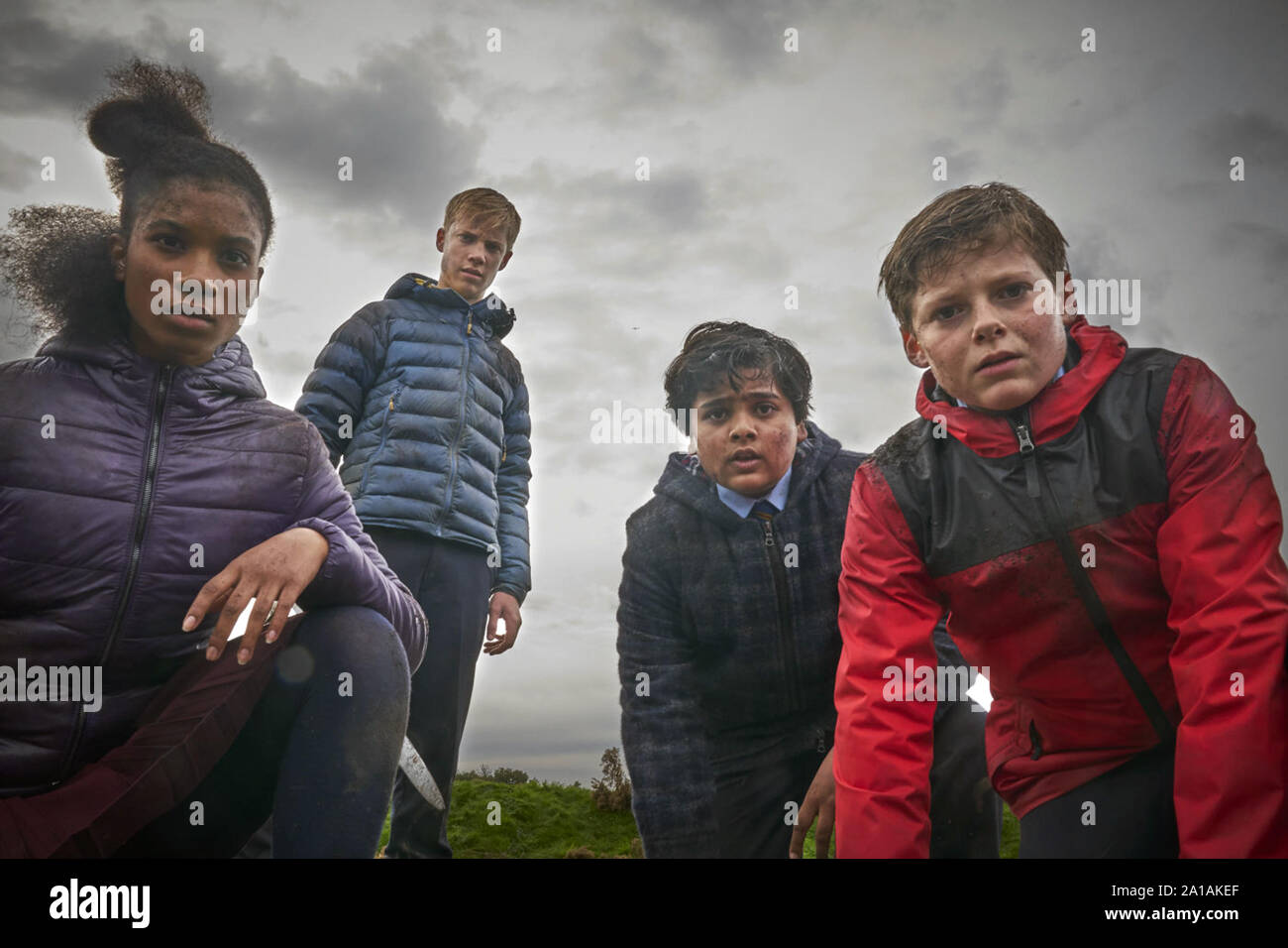 L'enfant qui serait le roi est un film d'aventure fantastique 2019 écrit et réalisé par Joe Cornish. Une entreprise américano-britannique, le film stars Louis Ashbourne Serkis, Tom Taylor, Rebecca Ferguson, et Patrick Stewart. Cette photographie est fourni pour un usage éditorial uniquement et est l'auteur du film company et/ou de l'espace attribué par le photographe ou film société de production. Banque D'Images