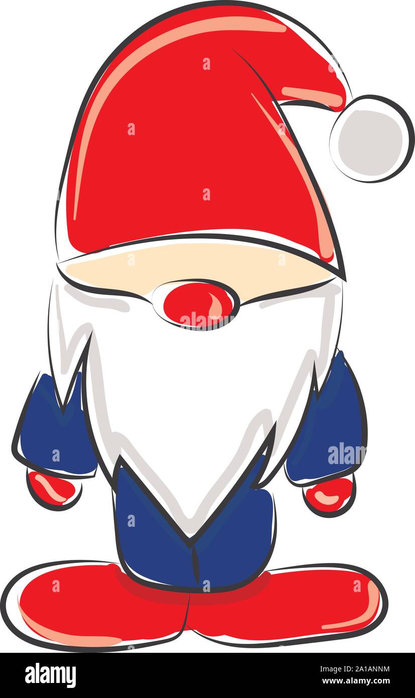 Dwarf, vecteur, illustration sur fond blanc. Illustration de Vecteur