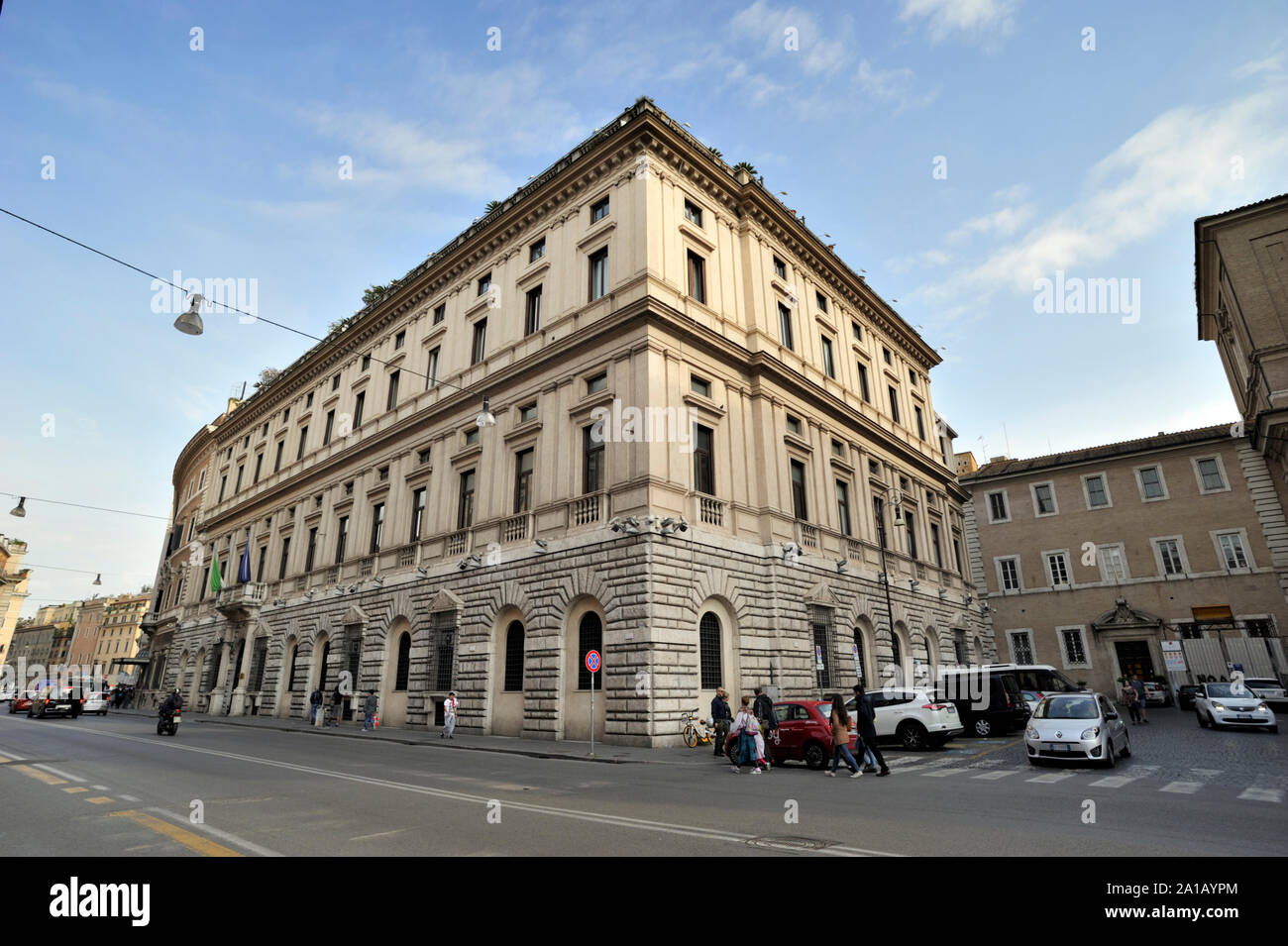 Italie, Rome, Corso Vittorio Emanuele II, Palazzo Vidoni Caffarelli Banque D'Images