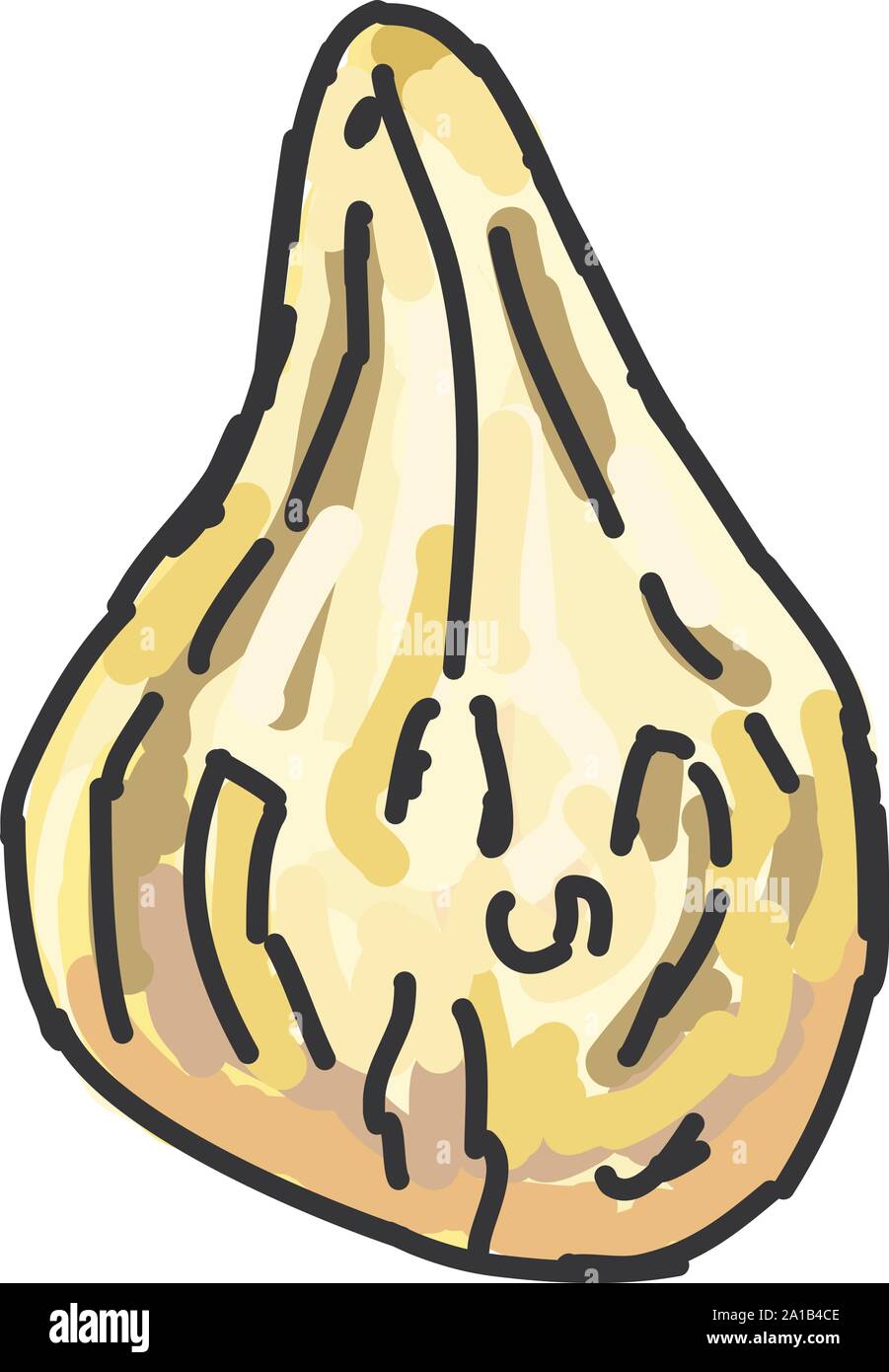 Pie de pear, illustration, vecteur sur fond blanc. Illustration de Vecteur