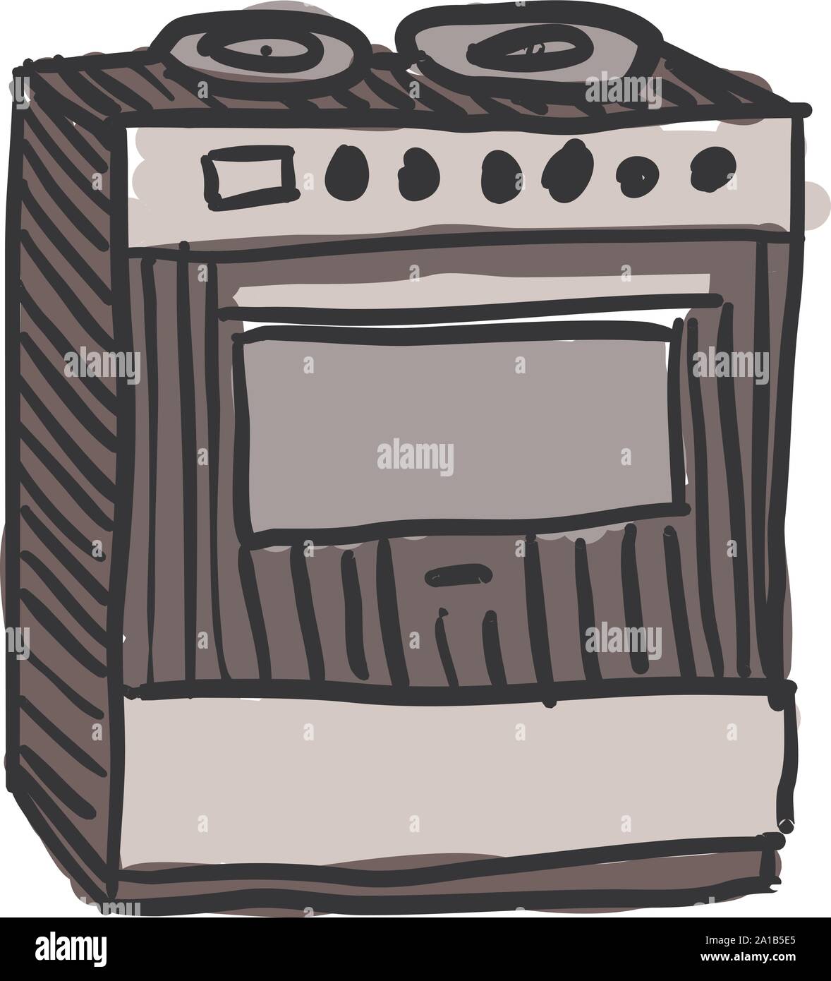 Four, illustration, vecteur sur fond blanc. Illustration de Vecteur Four, illustration, vecteur sur fond blanc. Illustration de Vecteur