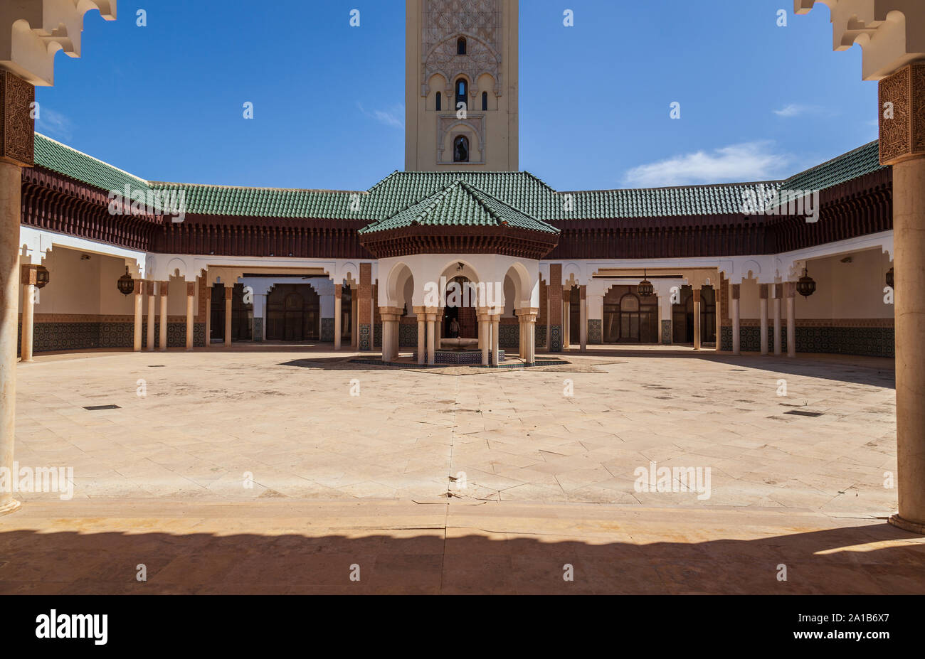 Grande Mosquée Ennour azrou maroc Banque D'Images