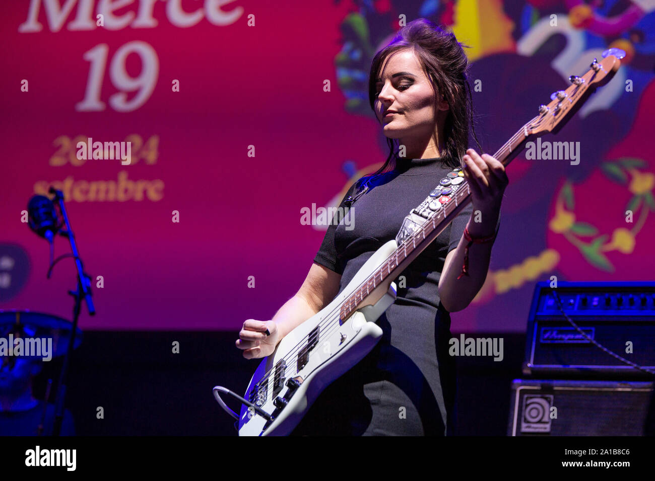 Barcelone, Espagne. 2019.09.23. Le mariage en concert au BAM (Barcelona Acció musical). Photographe : Aitor Rodero. Banque D'Images