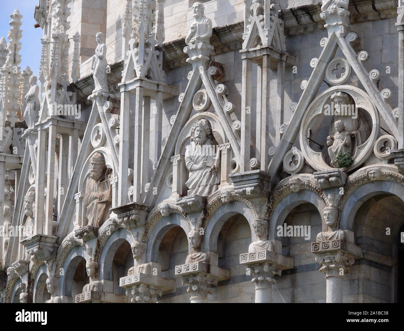 Battistero, Piazza dei Miracoli (Place des Miracles, la Piazza del Duomo, la place de la Cathédrale, Pise, Toscane, Toscane, Italie, Europe, Site du patrimoine mondial Banque D'Images