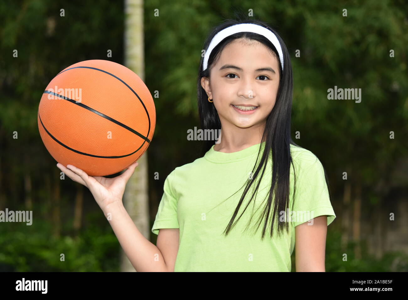 Un athlète féminine un heureux Banque D'Images