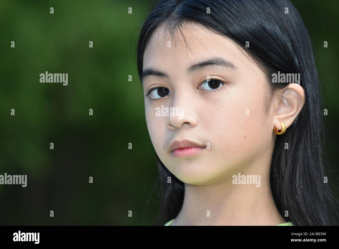 Une jolie personne minoritaire Banque D'Images