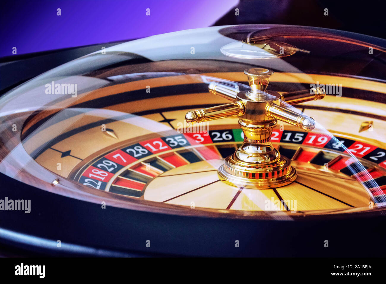 Image de la roulette de casino Banque D'Images