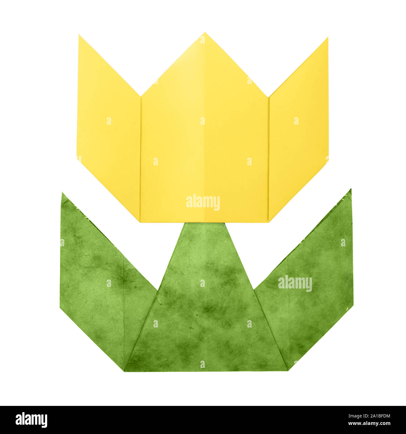 Papier Origami tulip Banque D'Images