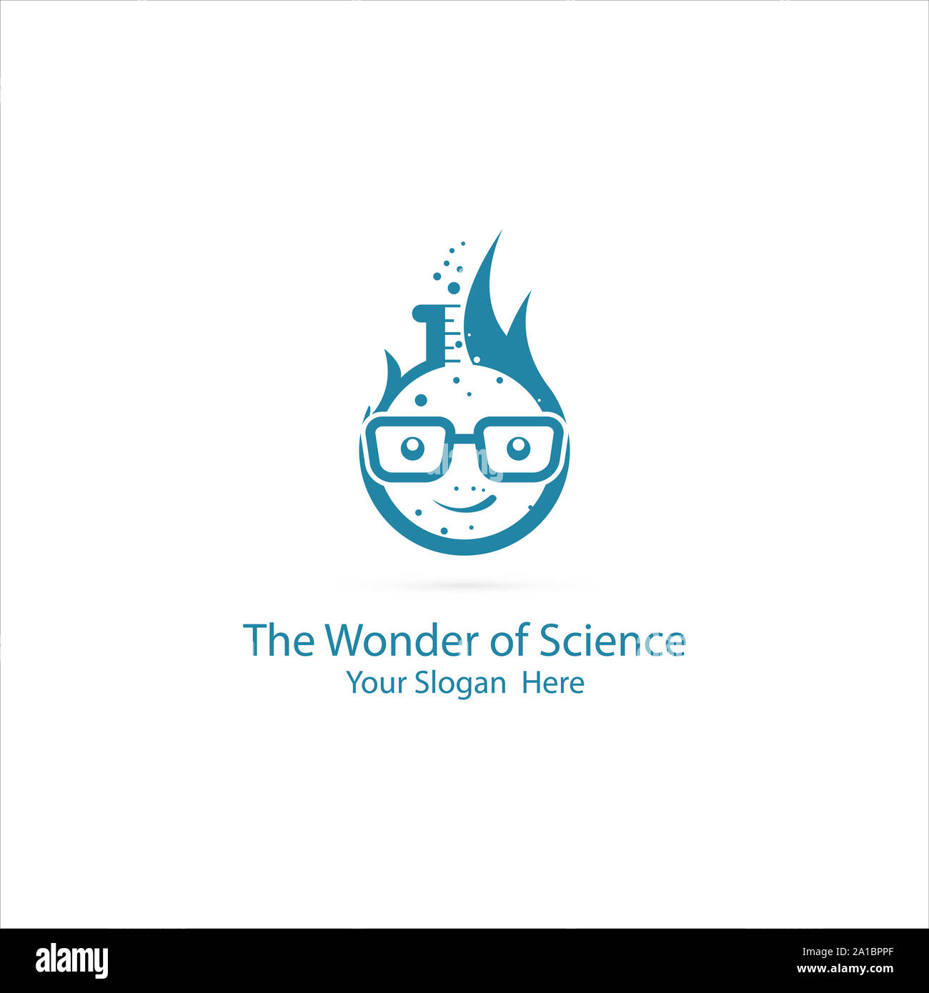 La science humaine Modèle Logo Banque D'Images
