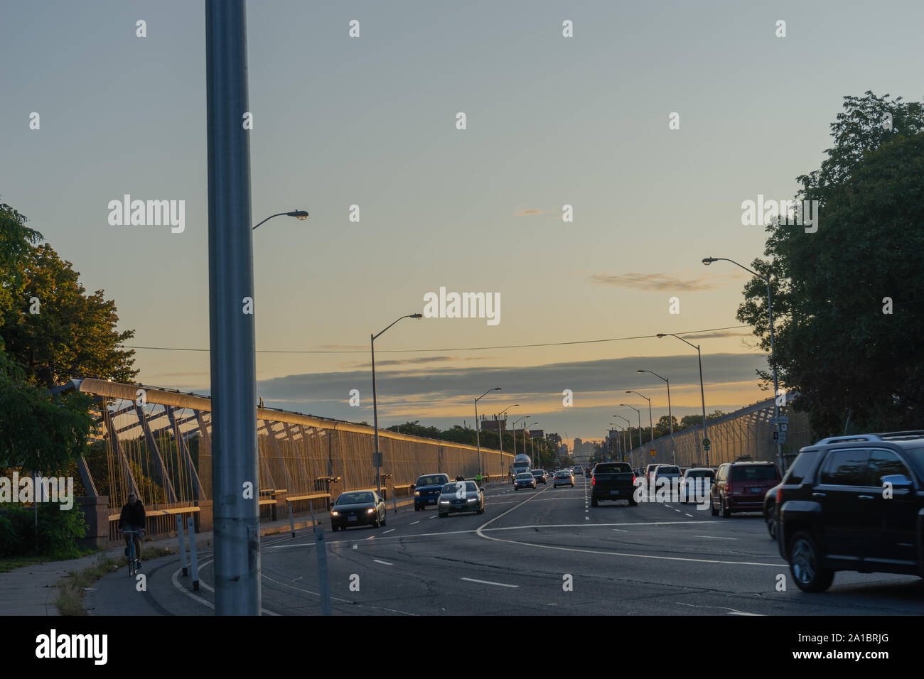 L'automne météo à Toronto est parfait pour de longues promenades avec un appareil photo Banque D'Images