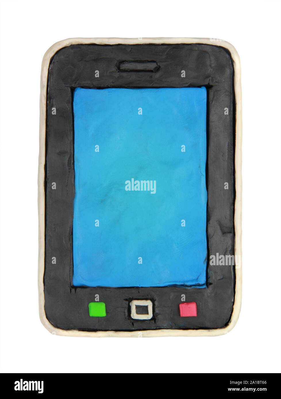 Smartphone Plasticine Banque D'Images