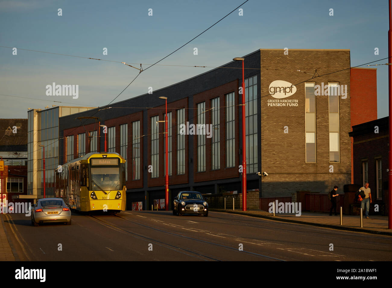 Tameside, GMPF AC - Greater Manchester Pension Fund - Guardsman Tony Downes House, 5 Manchester Road, Droylsden Banque D'Images
