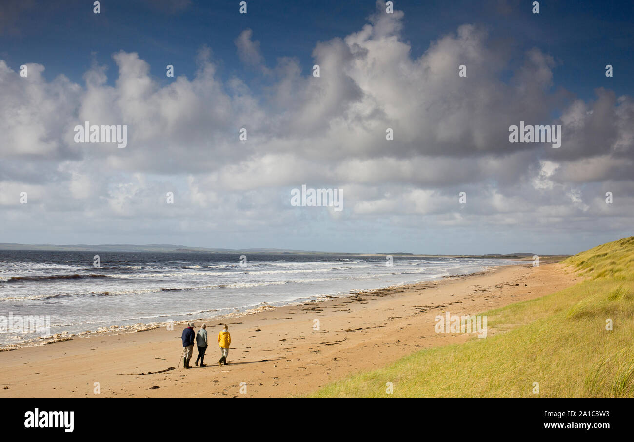 Le grand strand près de Machrie, Islay, Ecosse Banque D'Images
