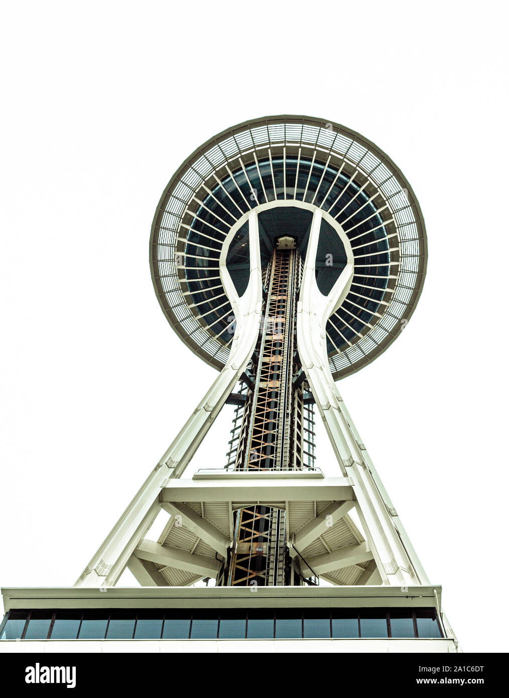 Le célèbre Space Needle à Seattle, Washington Banque D'Images