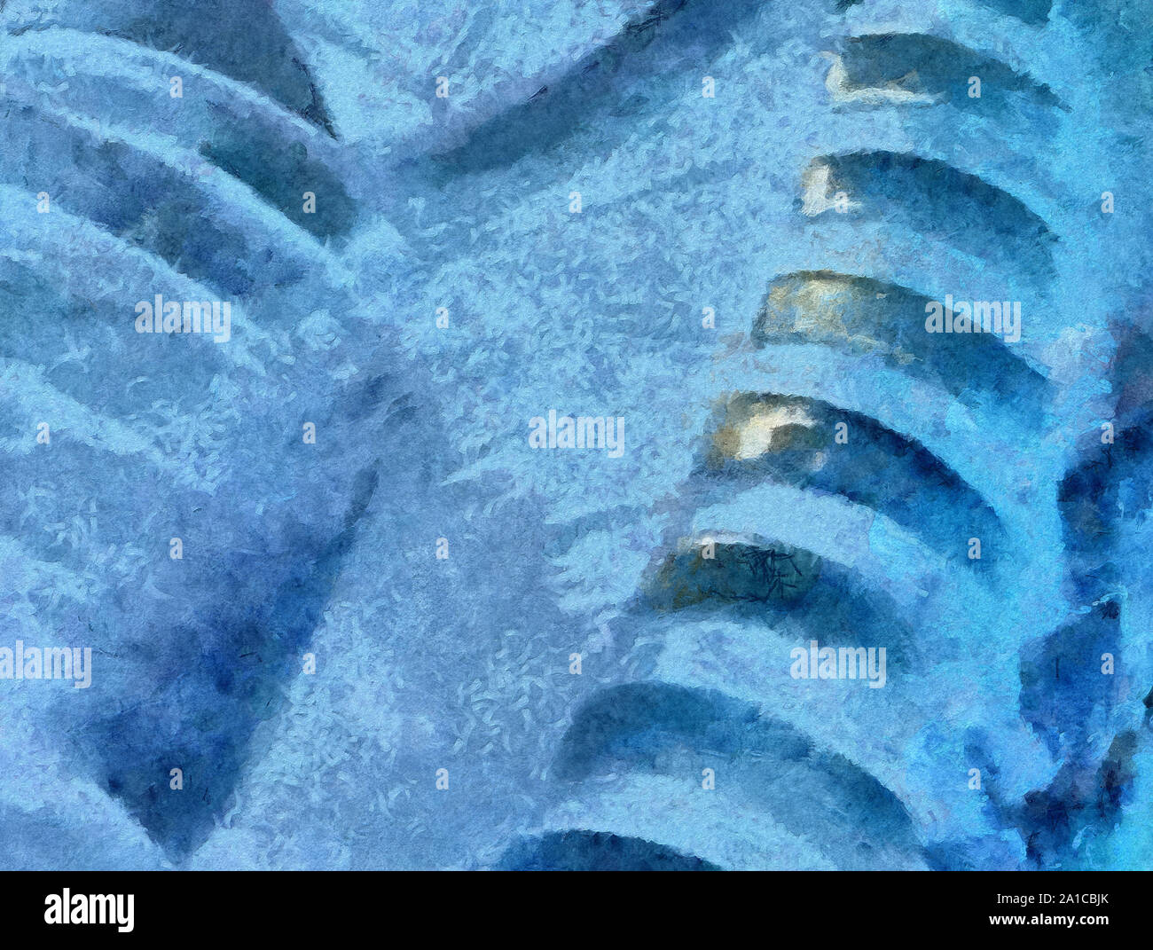 L'art abstrait peint texture background. À huile sur toile d'éclaboussures et des traits. Modèle simple de créativité pour la conception. Dans la palette macro Close up Banque D'Images