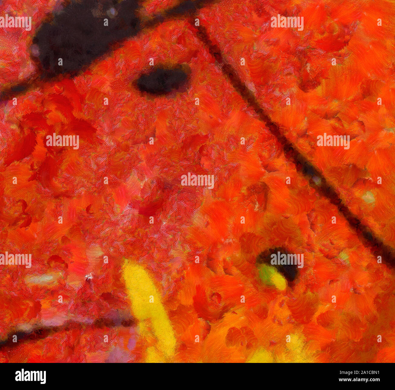 L'art abstrait peint texture background. À huile sur toile d'éclaboussures et des traits. Modèle simple de créativité pour la conception. Dans la palette macro Close up Banque D'Images