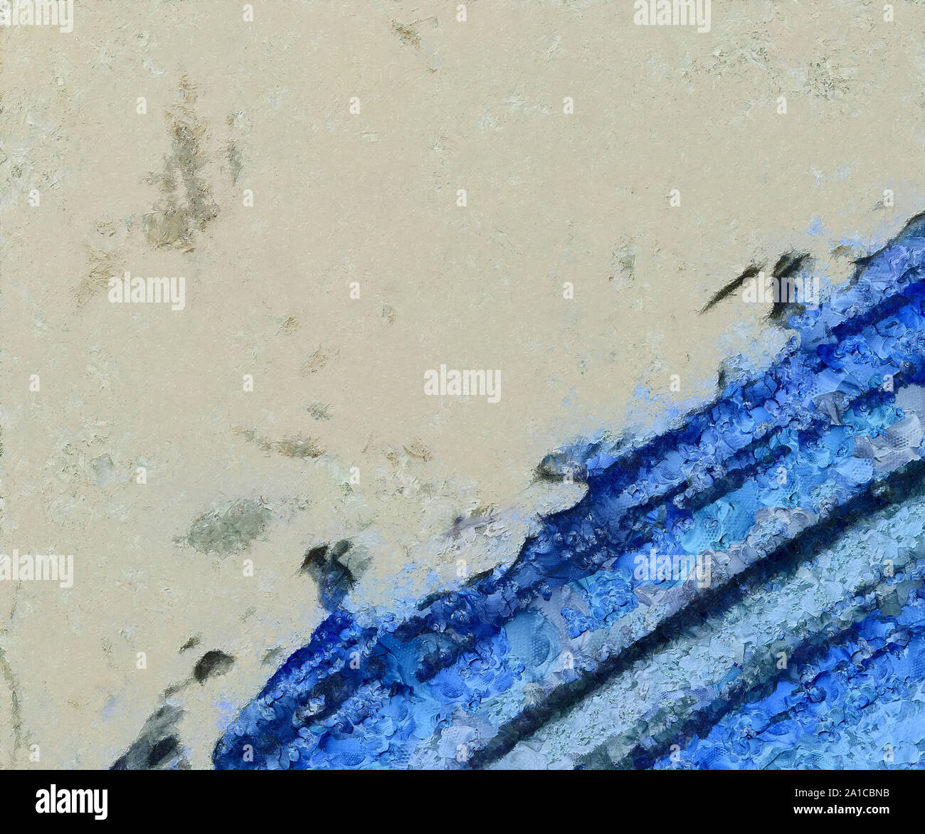 L'art abstrait peint texture background. À huile sur toile d'éclaboussures et des traits. Modèle simple de créativité pour la conception. Dans la palette macro Close up Banque D'Images