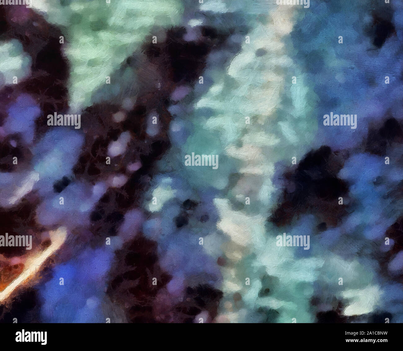 L'art abstrait peint texture background. À huile sur toile d'éclaboussures et des traits. Modèle simple de créativité pour la conception. Dans la palette macro Close up Banque D'Images