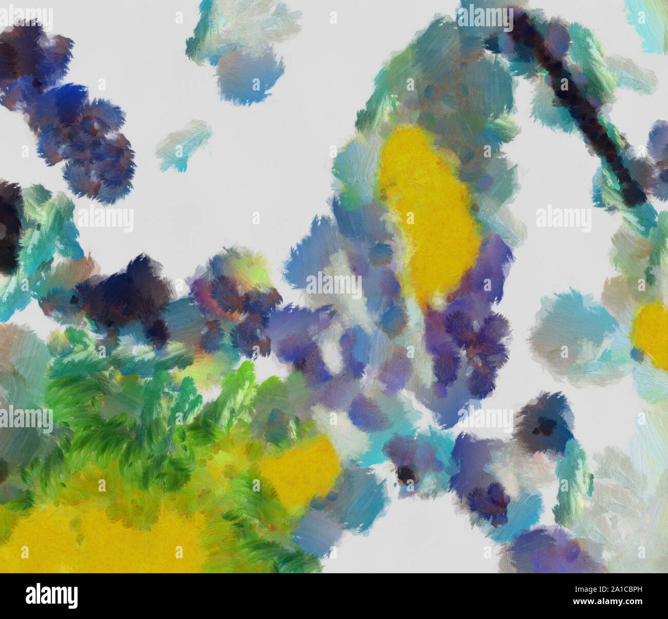 L'art abstrait peint texture background. À huile sur toile d'éclaboussures et des traits. Modèle simple de créativité pour la conception. Dans la palette macro Close up Banque D'Images