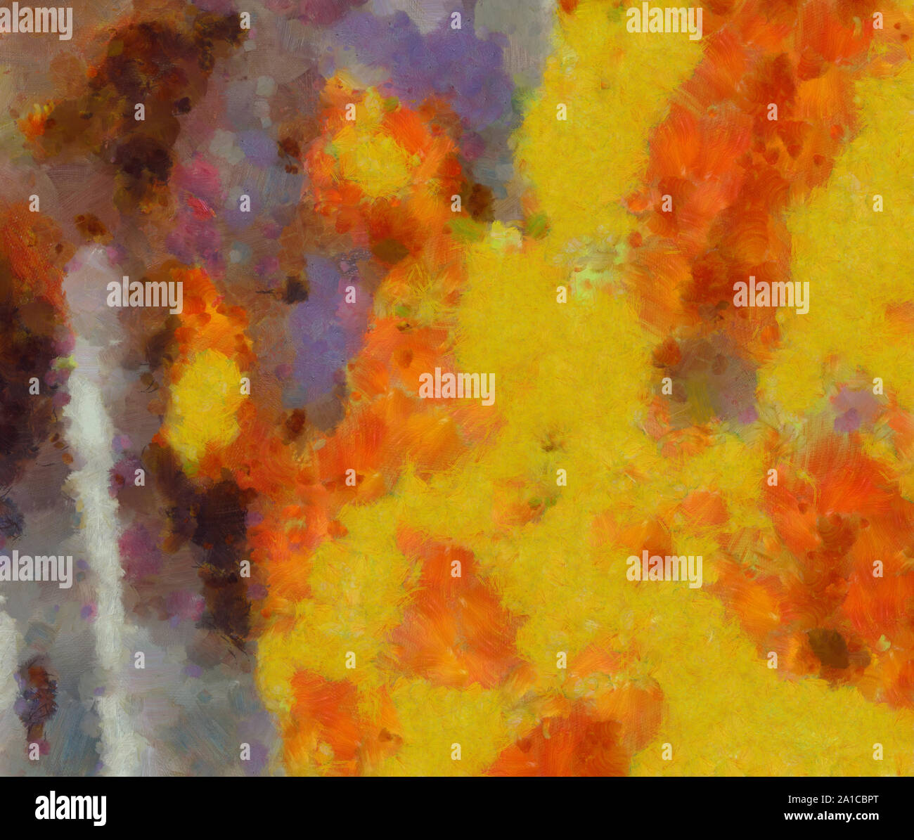 L'art abstrait peint texture background. À huile sur toile d'éclaboussures et des traits. Modèle simple de créativité pour la conception. Dans la palette macro Close up Banque D'Images
