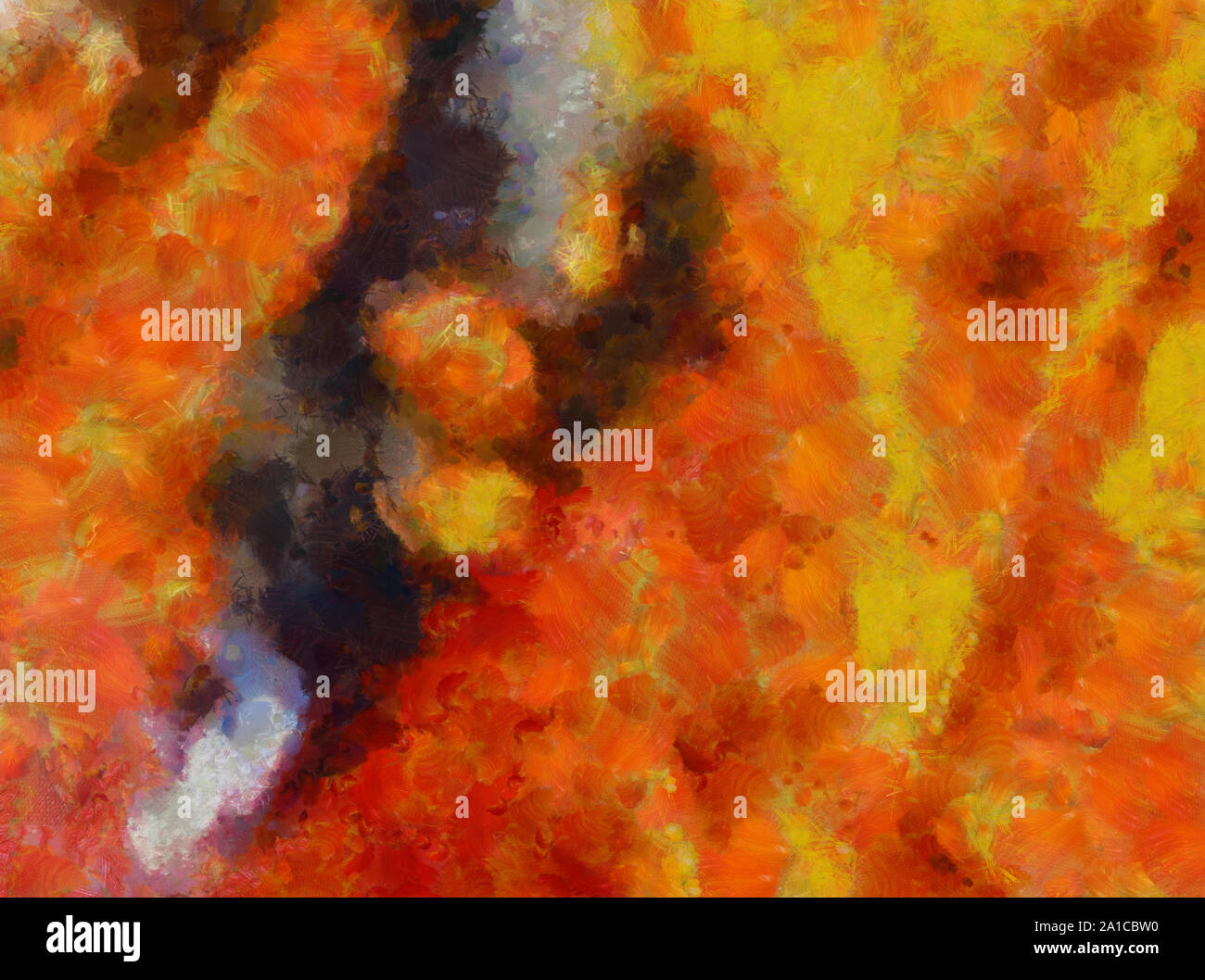 L'art abstrait peint texture background. À huile sur toile d'éclaboussures et des traits. Modèle simple de créativité pour la conception. Dans la palette macro Close up Banque D'Images