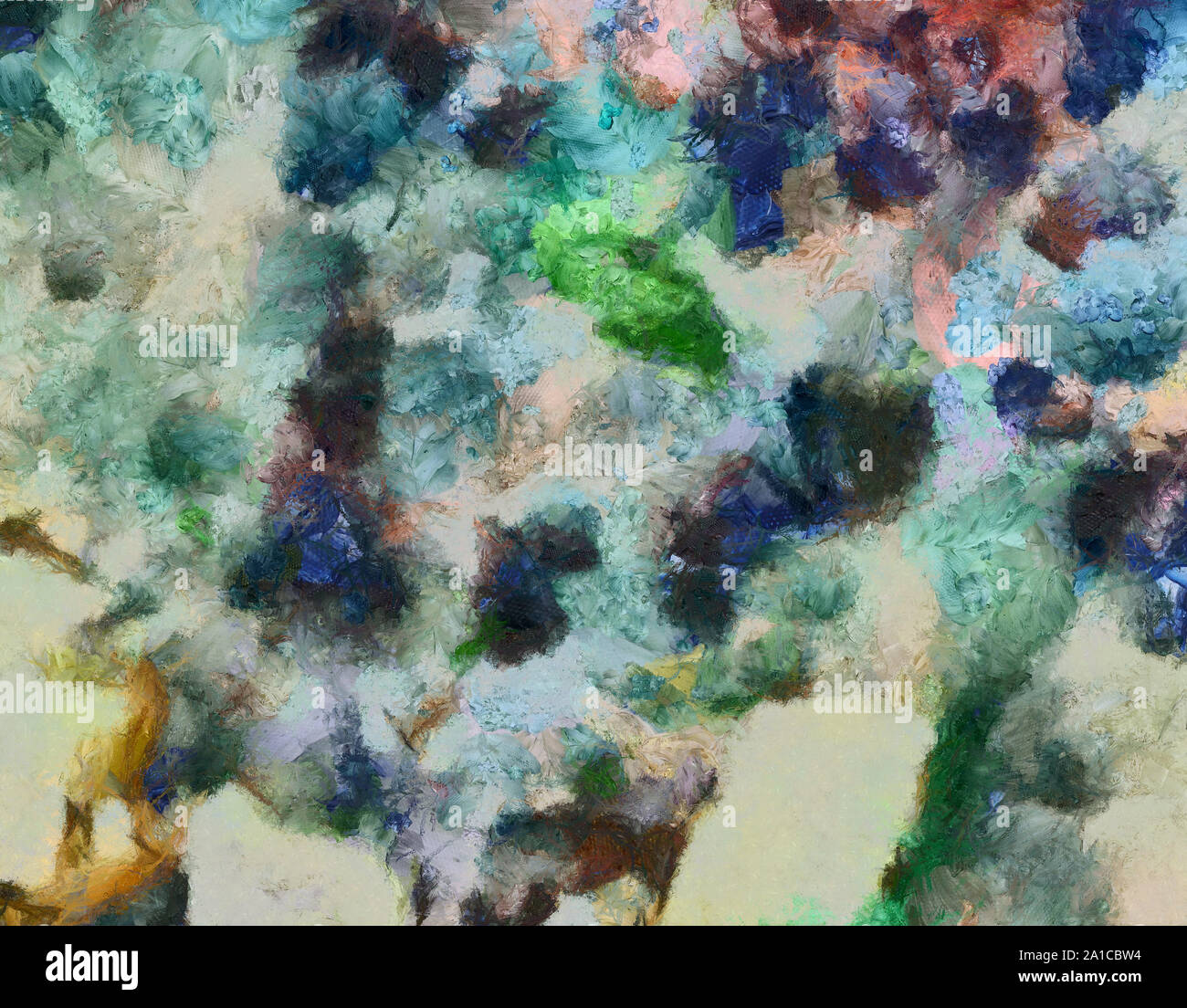 L'art abstrait peint texture background. À huile sur toile d'éclaboussures et des traits. Modèle simple de créativité pour la conception. Dans la palette macro Close up Banque D'Images