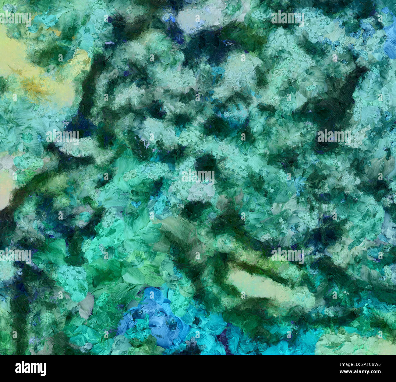 L'art abstrait peint texture background. À huile sur toile d'éclaboussures et des traits. Modèle simple de créativité pour la conception. Dans la palette macro Close up Banque D'Images