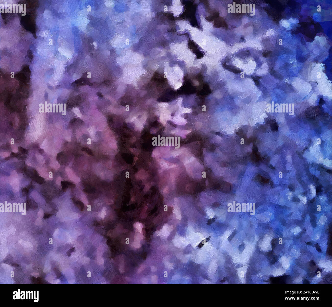 L'art abstrait peint texture background. À huile sur toile d'éclaboussures et des traits. Modèle simple de créativité pour la conception. Dans la palette macro Close up Banque D'Images