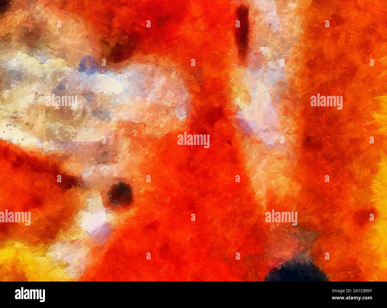 L'art abstrait peint texture background. À huile sur toile d'éclaboussures et des traits. Modèle simple de créativité pour la conception. Dans la palette macro Close up Banque D'Images